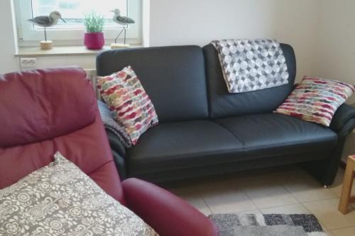 Borkum Ferienwohnung Apartment Möwenblick - Wohnraum