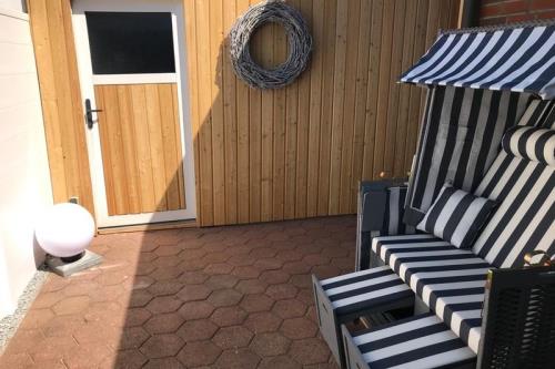 Borkum Ferienwohnung Ankerplatz - Terrasse
