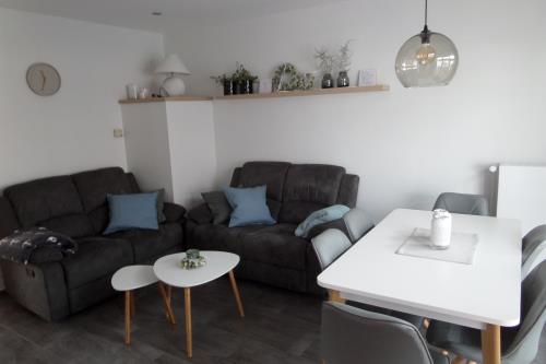 Borkum Ferienwohnung Ankerplatz - Wohn/Essbereich