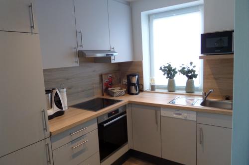 Borkum Ferienwohnung Ankerplatz - Küche