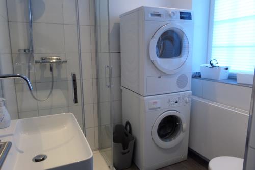 Borkum Ferienwohnung Ankerplatz - Badezimmer