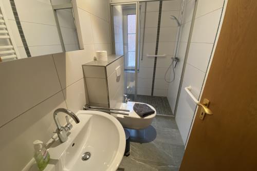 Borkum Ferienwohnung Gartmann - Modernes Duschbad