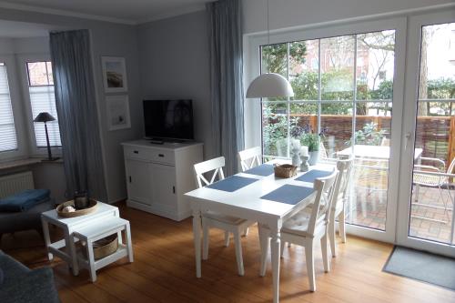 Borkum Ferienwohnung Gartmann - Wohnbereich