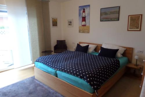 Borkum Ferienwohnung Haus Tjalk - EG - Wohnung 1 - Schlafzimmer 1