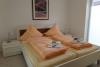 Borkum Ferienwohnung Moosdünen - Schlafzimmer mit Doppelbett
