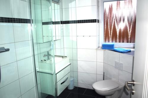 Borkum Ferienwohnung Moosdünen - Badezimmer