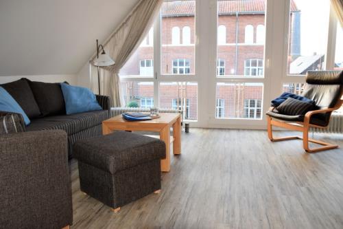 Borkum Ferienwohnung Scholle, Mövennest II - Wohnraum