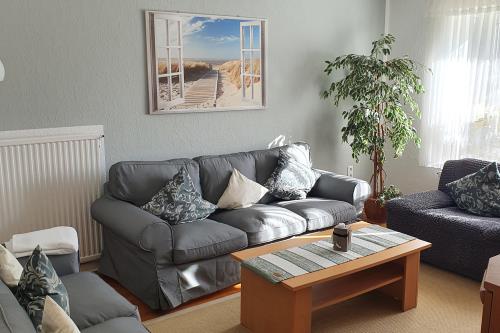 Borkum Ferienwohnung Haus Ebeling / Wohnung Nordstrand - Wohnraum