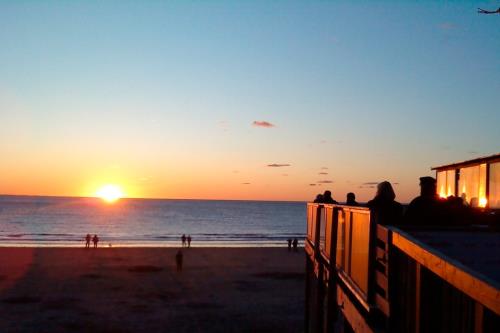 Borkum Ferienwohnung Haus Ebeling / Wohnung Nordstrand - Nordstrand - ID 11028 - Abendstimmung am Strand