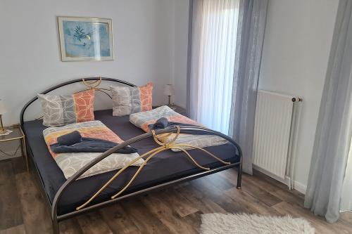 Borkum Ferienwohnung Haus Ebeling / Wohnung Seehundsbank - Schlafzimmer