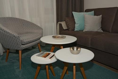 Borkum Ferienwohnung Sanddorn-Koje - Wohnraum