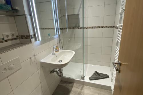 Borkum Ferienwohnung Strandliebe Borkum - Modernes Duschbad