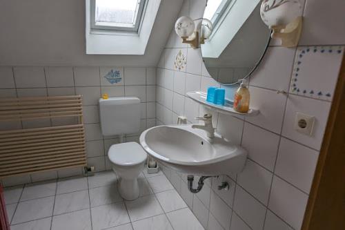 Borkum Ferienwohnung Haus Michaelsen - Duschbad