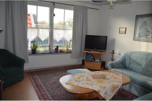 Borkum Ferienwohnung Olde Toorn - Wohnraum
