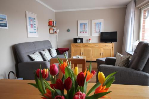 Borkum Haus Donat - Ferienwohnung Arndt - ID 11019 - Wohnung Arndt, Wohnraum