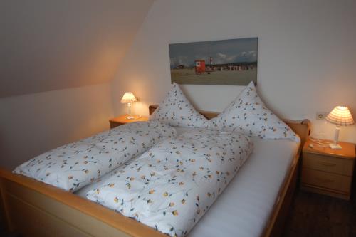 Borkum Haus Donat - Ferienwohnung Maren - ID 11023 - Wohnung Maren, Schlafzimmer