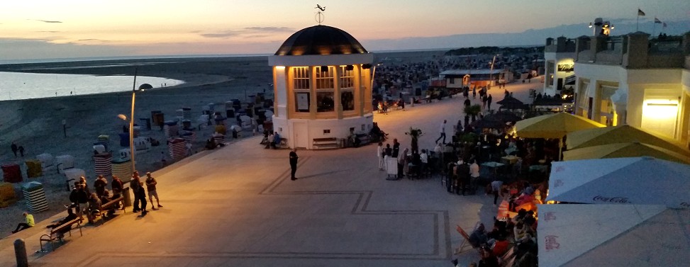 Musikpavillon Abend